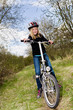 cycling girl