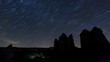 time lapse cave house with star trials at cappadocia Turkey