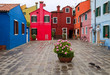 Photo: Backyard in Burano, famous for it`s colours. Backyard in Burano, famous for it`s colours.