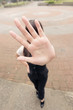 stop gesture