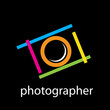Vektor: Vector logo photographer Vector logo photographer