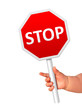 Stop sign.