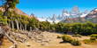 Beautiful landscape with Mt Fitz Roy in Patagonia, South America