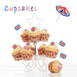 Union Jack Cupcakes