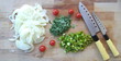 preparing evening meal