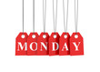 Monday discount red etiquettes