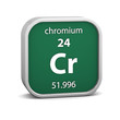 Chromium material sign