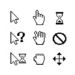 Pixel Mouse cursors