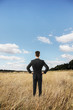 man and landscape