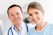 Medical group at the hospital