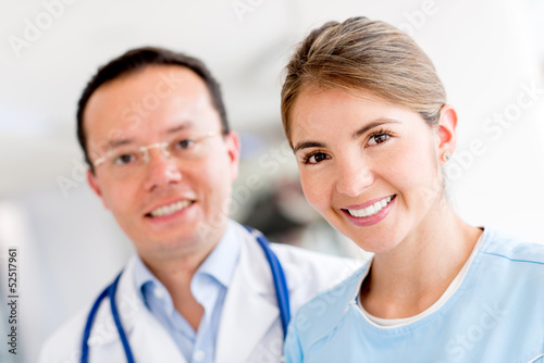 Photo: Medical group at the hospital Medical group at the hospital