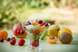 Salad with fresh fruits