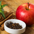 Cloves, cinnamon on table