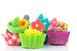 Photo: Colorful cupcakes Colorful cupcakes