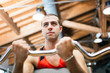 Man lifting a yoke