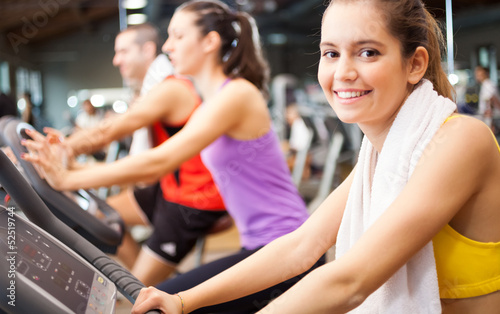 Photo: Indoor biking Indoor biking