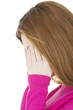 Woman with headache