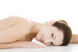 Sexy Fit Naked Woman Lying Down