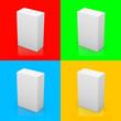 Blank box on color background series