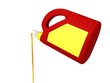 Jerrycan with car engine oil - isolated