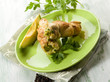 Photo: rolled up with avocado cream and parsley rolled up with avocado cream and parsley