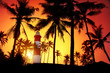 Foto: Lighthouse at sunset Lighthouse at sunset