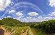 Foto: Danube - Vienna and Saint Leopold's Church on Leopoldsberg. Danube - Vienna and Saint Leopold's Church on Leopoldsberg.