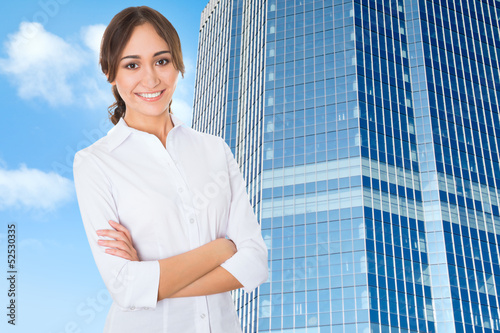 Photo: Beautiful young businesswoman Beautiful young businesswoman