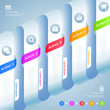 Abstract 3D Paper Infographics.