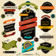 Set of premium quality labels and stickers.