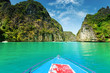 auf einem boot in thailand
