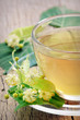 linden tea and flowers
