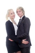 Photo: business couple hugging business couple hugging