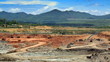 time laspe open pit mine
