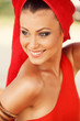 Lady in red