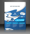 Vector business brochure, flyer