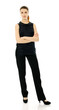 Photo: businesswoman on white businesswoman on white