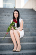 Photo: Woman with roses Woman with roses