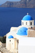 Classical church of Santorini island in Greece