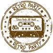 Stamp flyer with cassette tape