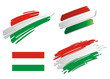 Brush Flags Hungary