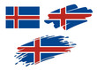 Brush Flags Iceland