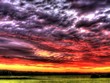 Sunset, True HDR, bright colors and high contrast