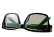 glasses on isolated white background