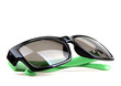 glasses on isolated white background