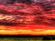 Sunset, True HDR, bright colors and high contrast