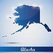 Shiny Icon In Form Of Alaska S... Shiny Icon In Form Of Alaska S...