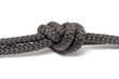 Black rope knot