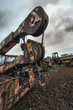 scrapped crane
