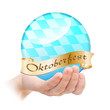 Hand - Plakette - Oktoberfest